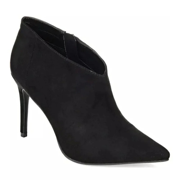 Journee Collection Women's Demmi Pointed Toe Shooties Black Size 8 M (MSRP $90) - Picture 1 of 8